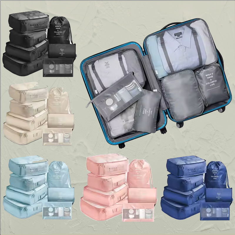 Travel Guard® Organizadores de Maleta 8 Piezas